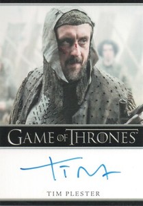 Game of Thrones Season 7, Tim Plester ‘Walder Rivers’  Autograph Card