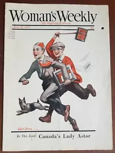 Woman's Weekly Magazine Creative Art Cover c1922 - Picture 1 of 2