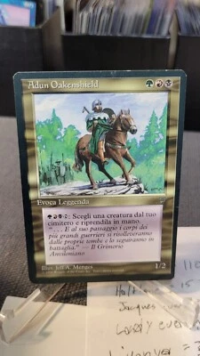 mtg ADUN OAKENSHIELD Italian Legends NM Reserve List - Image 1 of 2