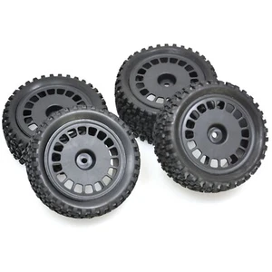 RC Wheels Rims Tires for Tamiya TT-02B DT-02 1/10 RC Buggy Car - Picture 1 of 13