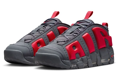 Nike Air More Uptempo Grey Trainers Retro Low Top Basketball Sneakers Men Size - Image 1 of 4