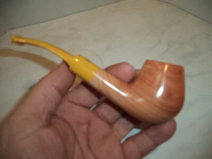 PIPA PIPE MASTRO CASCIA FREE HAND MEDLAR  WOOD  MADE IN SICILY 1359 NEW NESPOLO - Picture 1 of 8
