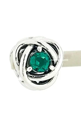 Nuevo 100% Auténtico PANDORA 925 Ale Mayo Verde Círculo de Eternidad Dije 790065C08 Foto 1 de 4