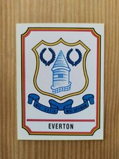 89 Rare New Badge Sticker Soccer Panini - Everton