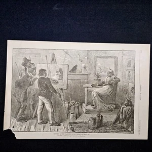 Harper's wöchentliche Seite, ""Cleopatra im Blackville Studio"". - Bild 1 von 2