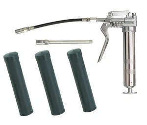 Juego de lubricante para pistola de engrase y 3 cartuchos de grasa con tubos flexibles y rígidos - Imagen 1 de 1