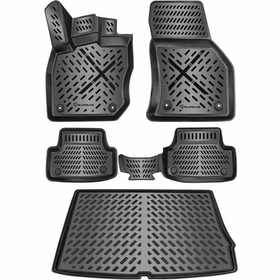 ELMASLINE Gummimatten & Kofferraumwanne Set für CUPRA FORMENTOR 2020-2026