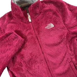 North Face Osito Teddy Fleece Full Zip Jacket Women's Small Passion Pink Outdoor - Picture 1 of 12