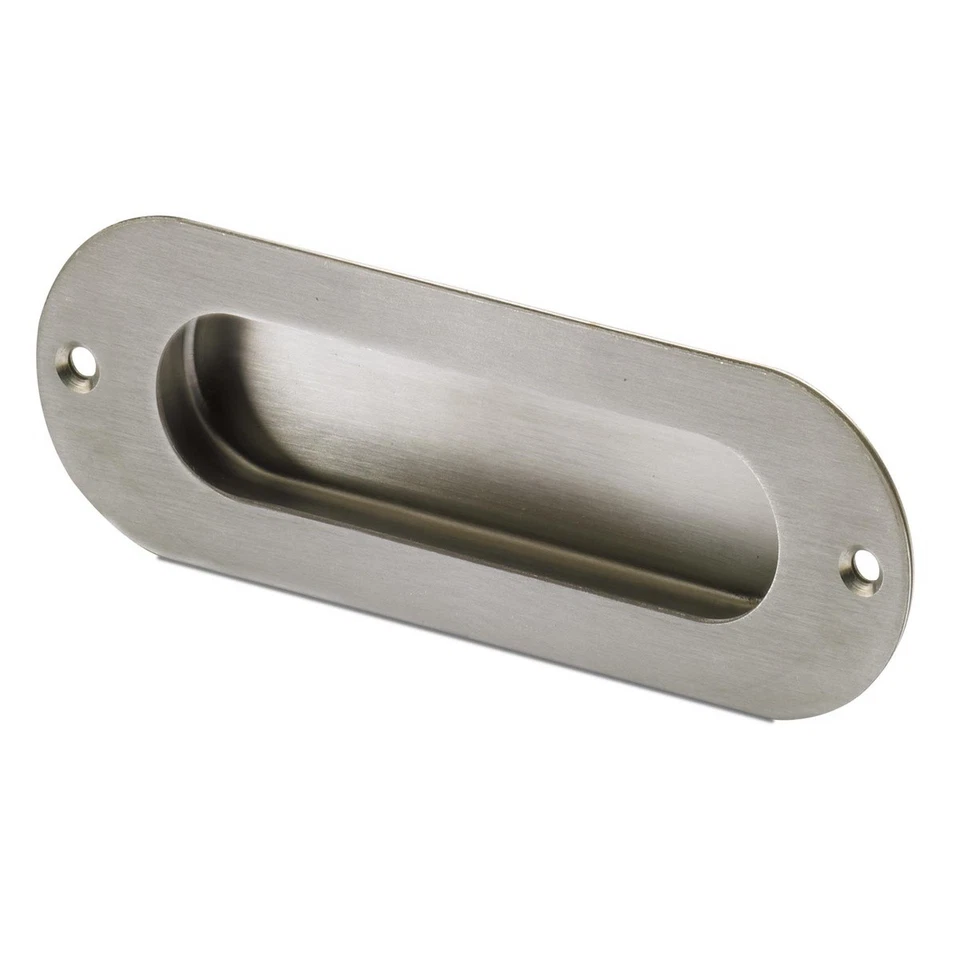 HETTICH Einlassgriff 120 x 40mm Edelstahl