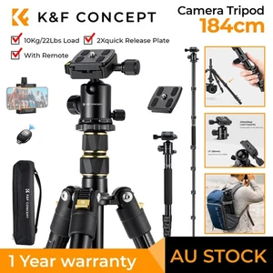 K&F Concept 18-61” Camera Tripod for DSLR 360° Ball Head Quick Release Plate AU - Picture 1 of 8
