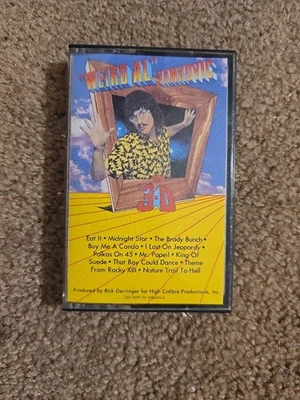 Странный Эл Янкович - в 3-D 3D винтажная кассета 1984 Scotti Brothers - Изображение 1 из 4
