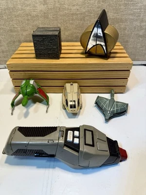 Star Trek Serie Innerspace Mini Juegos Lote de 6 Vehículos. Playmates 94-96 Foto 1 de 2