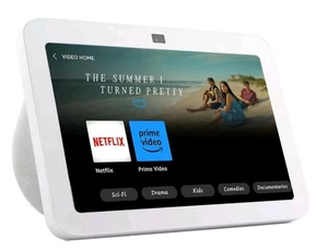 AMAZON ECHO SHOW 8 (3rd GENERATION) SMART SPEAKER - GLACIER WHITE - *Brand New* - Picture 1 of 7
