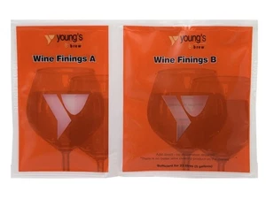 Youngs 2 Part Wine Beer Cider Finings 65g Sachet Treats 23 Litres Homebrew - Picture 1 of 3