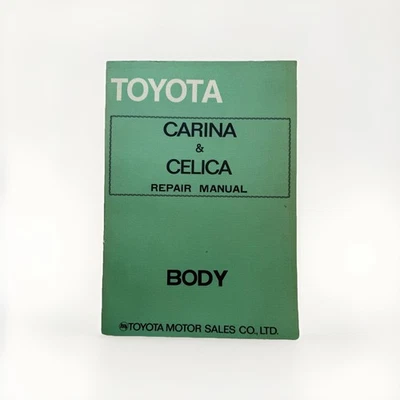 Toyota Carina Celica 1971-1976 OEM taller servicio reparación manual carrocería herramientas Foto 1 de 4