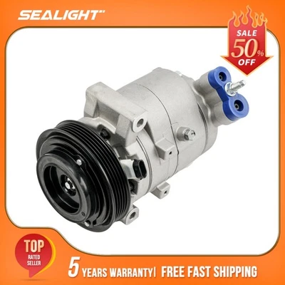 Compresor de aire acondicionado con embrague para Chevrolet Equinox GMC Terrain 2010 2011 L4 2,4 L Foto 1 de 4