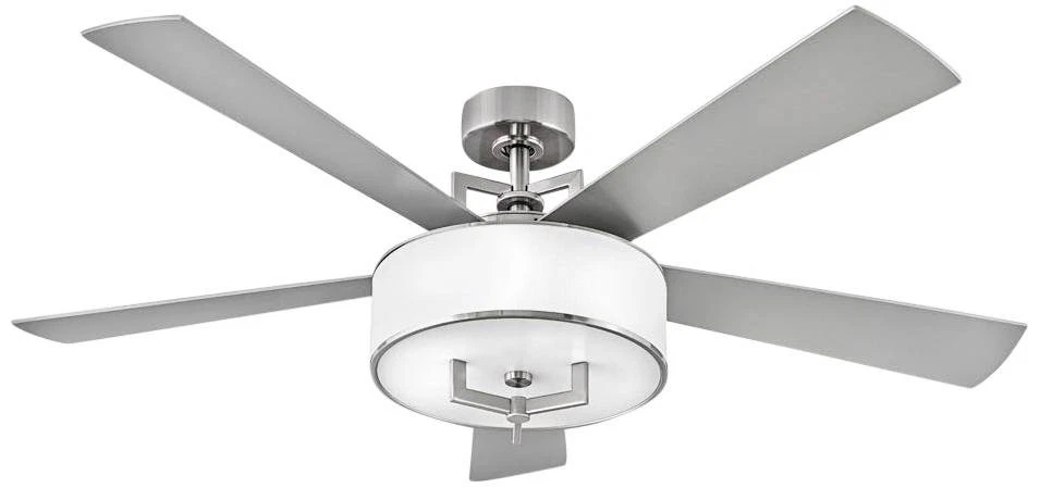 56" Hinkley Hampton Brushed Nickel LED Smart Ceiling Fan with Remote - Image 1 of 1