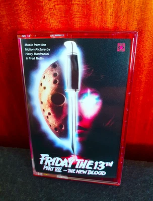 Friday The 13th Part 7 - The New Blood - CASSETTE SOUNDTRACK - Limited Edition! - Image 1 of 4