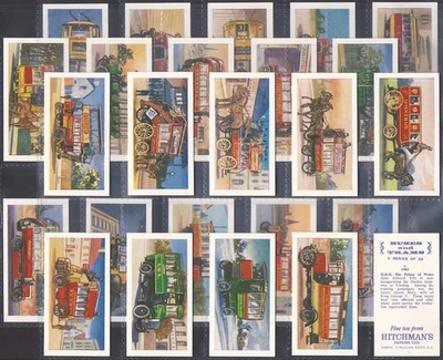 HITCHMANS DAIRIES (TEA)-FULL SET- BUSES & TRAMS 1966 (25 CARDS) EXCELLENT+++ - Image 1 of 4