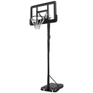 10ft Basketball Backboard Hoop Net Set 2.45M-3.05M Height Adjustable Basketball - Picture 1 of 3