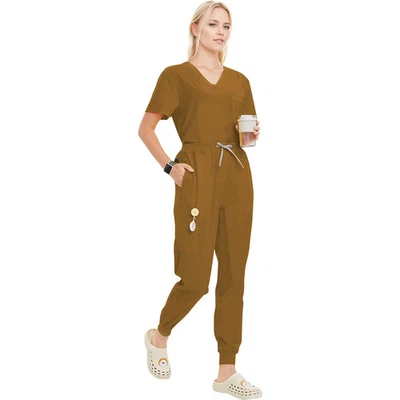 Uniforme médico de verano para hospital médico enfermera ropa de trabajo traje de enfermería ropa Foto 1 de 4