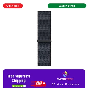 Genuine Apple Watch Sport Loop Band for 44/45/46/49mm Watch Black - New Open Box - Picture 1 of 5