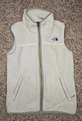 Chaleco Sherpa The North Face Cremallera Completa Para Mujer Talla SP Estilo Marfil #NF0A39NP Foto 1 de 4