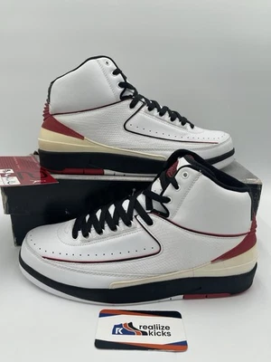 Hombres Talla 11 - Air Jordan 2 Retro Chicago Bulls Rojo Universitario 2004 308308-361 ¡NUEVO! Foto 1 de 4