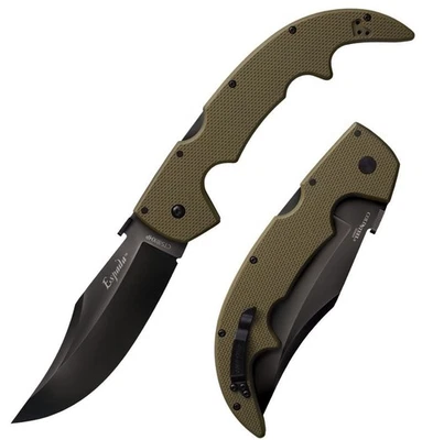 Lynn Thompson Collection Large Folding Knife 5½ XHP Steel Blade Green G10 Handle - Image 1 of 3
