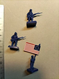 3 x AMERICAN INFANTRY MINIATURE HOLD THE LINE G132 - Picture 1 of 1