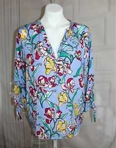 Womens APT. 9 Floral tunic blouse Size XL - Picture 1 of 5