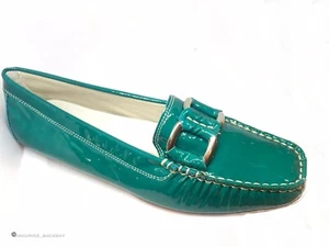 Attilio Giusti Leombruni • patent leather • turquoise - Picture 1 of 1