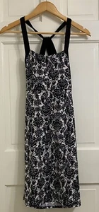 Soybu Athletic Dress Black Gray White Deco Stretch Built-in Bra Empire Waist S - Picture 1 of 10