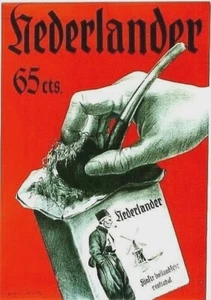 Original vintage poster NEDERLAND DUTCH PIPE TOBACCO c.1940 - Imagen 1 de 1