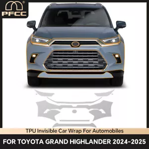 For Toyota Grand Highlander 2024 2025 Front Bumper Precut Paint Protection Film - Picture 1 of 16
