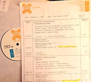 12/2/86 SOLID GOLD SCRAPBOOK'S WEEK IN 67: DONOVAN, MONKEES, BEACH BOYS, TURTLES - Picture 1 of 2
