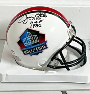 Jim Otto Signed "00" & "HOF 1980" Hall of Fame Mini Helmet Auto - PSA - Picture 1 of 5