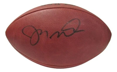 Joe Montana Signed Autographed Official Leather Football SF 49er's UDA AAM22705  - Image 1 of 4