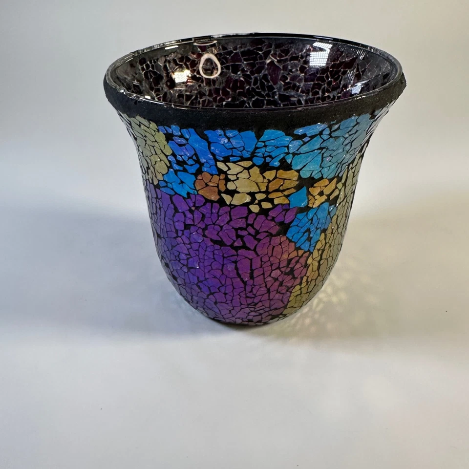 Candelabro Partylite Mystic Glimmer Hurricane 10,5 pulgadas de alto x 8 pulgadas de ancho Foto 1 de 4