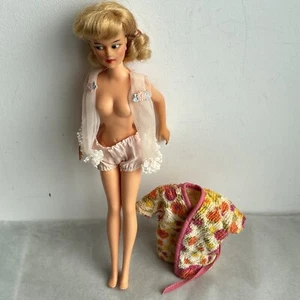 Vintage 1965 IDEAL MISTY Doll M-12 Misty Tammy Glamour Girl Pajamas Robe Coverup - Picture 1 of 17