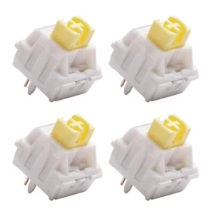 Linear Switches Set Mechanical Keyboard Milk Yellow 5P - Picture 1 of 10
