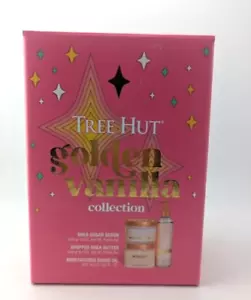 Tree Hut Golden Vanilla Collection She’s Sugar Scrub/Shea Butter/Shave Oil - Picture 1 of 4