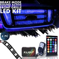 Motorcycle LED Neon Accent Lighting Kit Strobes/Fades/Dance to music/18 Colors 