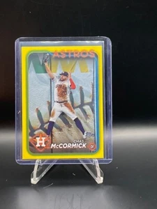 Chas McCormick 2024 Topps Series 1 YELLOW #203 #HOUSTONASTROS - Picture 1 of 2