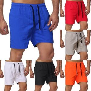 Beach Shorts Short Pants Holiday Gym Knee Length Loose Quick-drying Sports