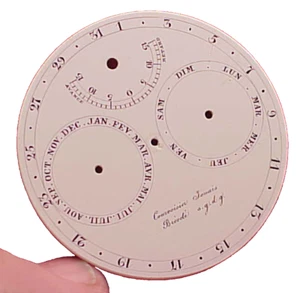 RELOJ BOLSILLO COURVOISIER JONAIS SUIZO COMPLICADO ESMALTE ESFERA MOVIMIENTO - Imagen 1 de 6