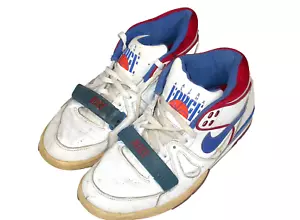 NIKE AIR ALPHA FORCE II 307718-141 WHITE ROYAL BLUE VARSITY RED MEN'S SHOE HTF - Picture 1 of 15