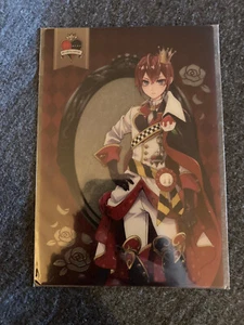 Disney Twisted Wonderland Riddle Rosehearts Juego de Anime 6"x4" Hoja de Arte Transparente #2 - Imagen 1 de 1