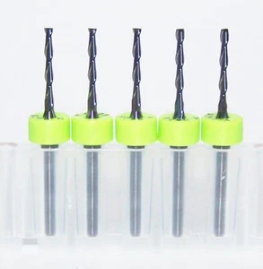 1/16" (.0625") CARBIDE END MILL 2 FLUTE LONG .500" FLUTE 1600.0625.500 (PACK 5) - Picture 1 of 4