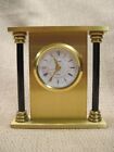 Vintage Linden Solid Brass Alarm Clock